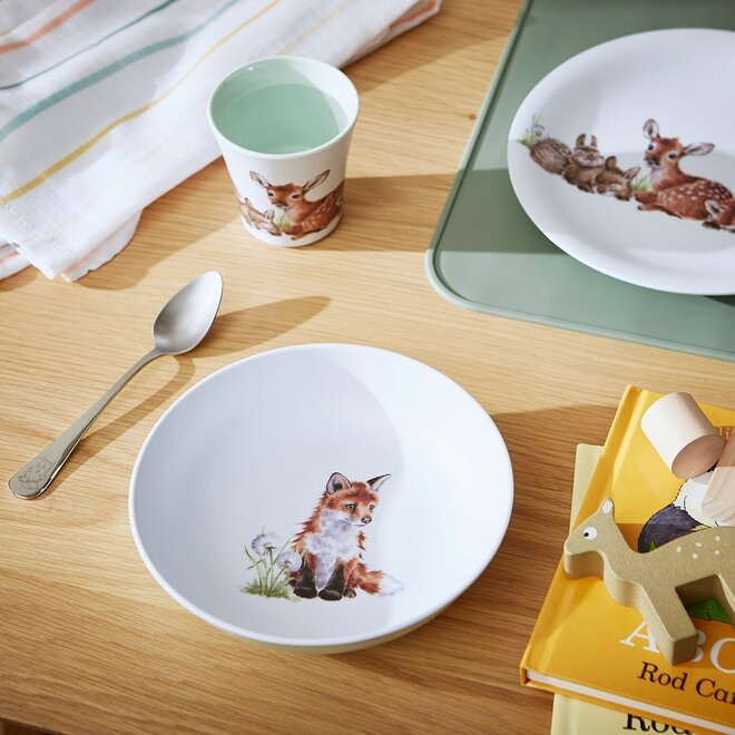 Little Wren Child's Plate & Bowl Set