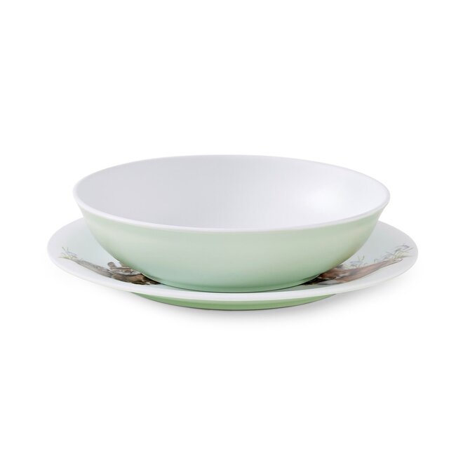Little Wren Child's Plate & Bowl Set
