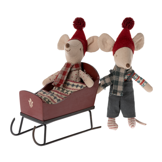 Sleigh, Mouse (Red)