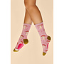 Tiny Toadstools Ankle Socks (Rose)