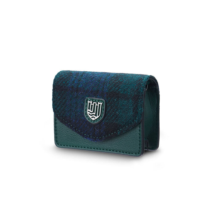 Harris Tweed Black Watch Card Case