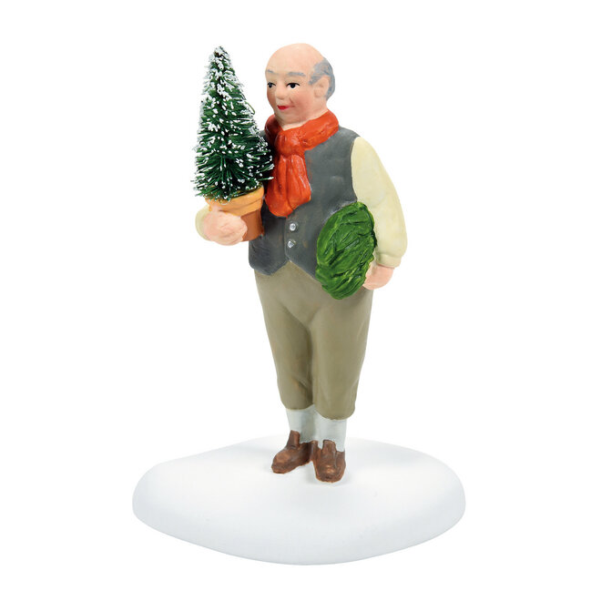 Dickens Village "Gardener for Hire"