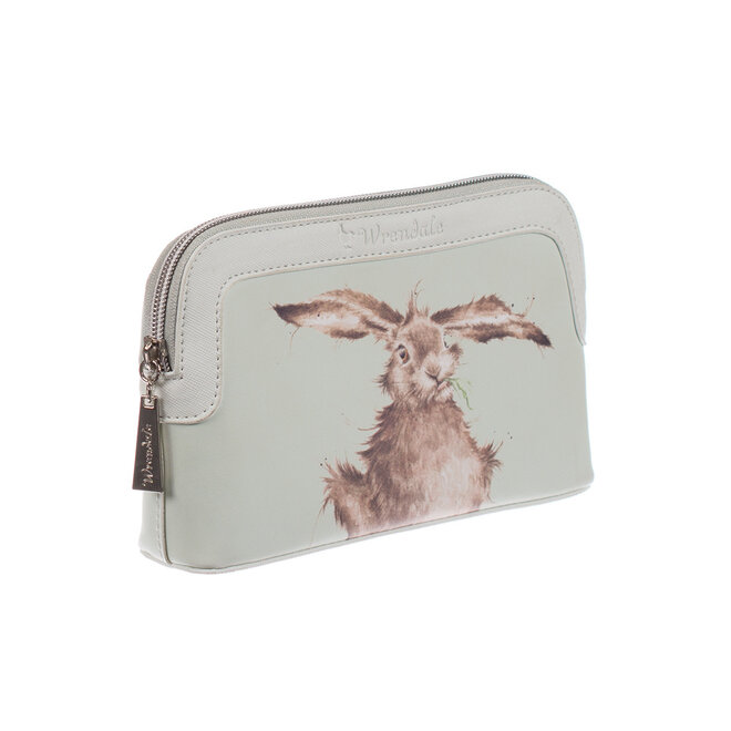 Hare-Brained Hare Small Cosmetic Bag