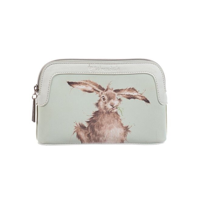 Hare-Brained Hare Small Cosmetic Bag