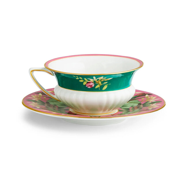 Wonderlust Pink Lotus Teacup & Saucer