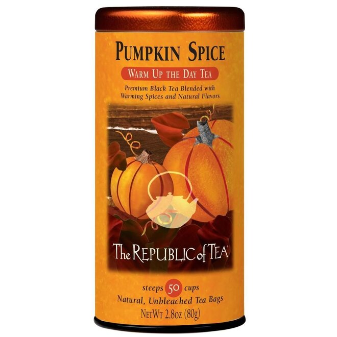 Republic of Tea Pumpkin Spice 50s