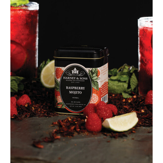 Harney & Sons Raspberry Mojito Herbal Loose Leaf Tin