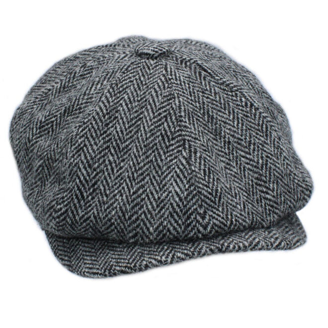 Harris Tweed Birch Scott Newsboy Cap