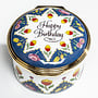 Happy Birthday Enamel Trinket Box