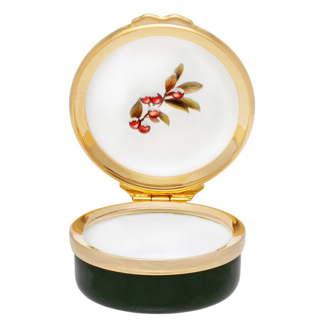 Woodland Wildfire Robin Enamel Box