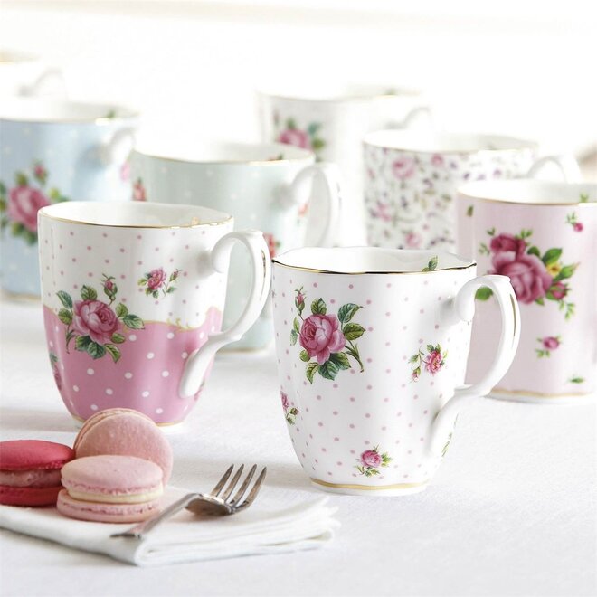 New Country Roses Pink Vintage Mug