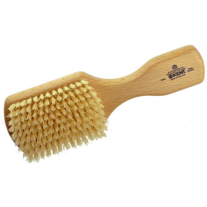 Kent OG4 Beechwood & Pure White Bristle Hair Brush