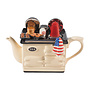 Ceramic Inspirations American Breakfast Large Cream Aga-Style Teapot