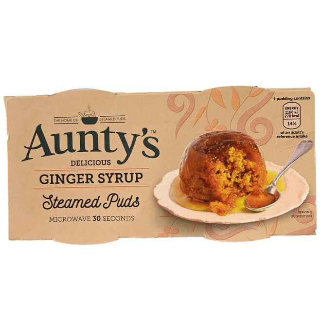 Aunty's Ginger Syrup Steamed Puddings