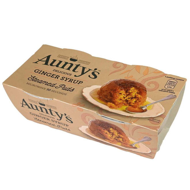 Aunty's Ginger Syrup Steamed Puddings