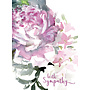 Pink Peony Sympathy Card