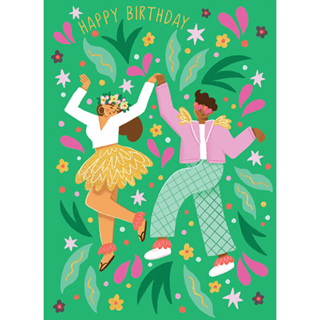 Dancing Couple Birthday Card