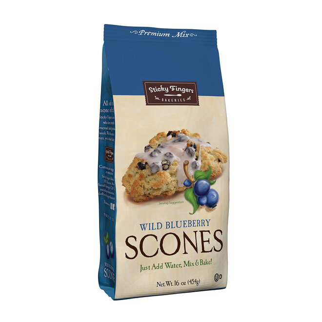 Sticky Fingers Wild Blueberry Scone Mix