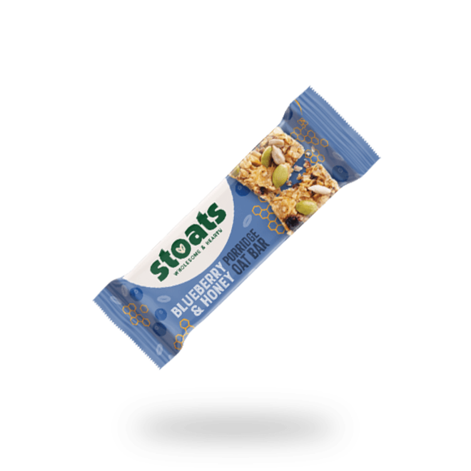 Stoats Blueberry & Honey Porridge Oat Bars
