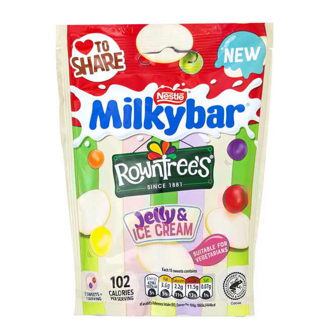 Milkybar Buttons Jelly & Ice Cream Pouch