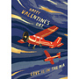 Love Airplane Valentine's Day Card