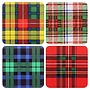 Multiple Tartans Coaster Set