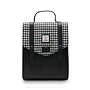 Harris Tweed Black & White Dogtooth Mini Carloway Backpack