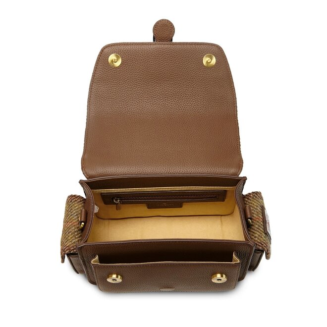 Harris Tweed Chestnut Tartan Melrose Crossbody