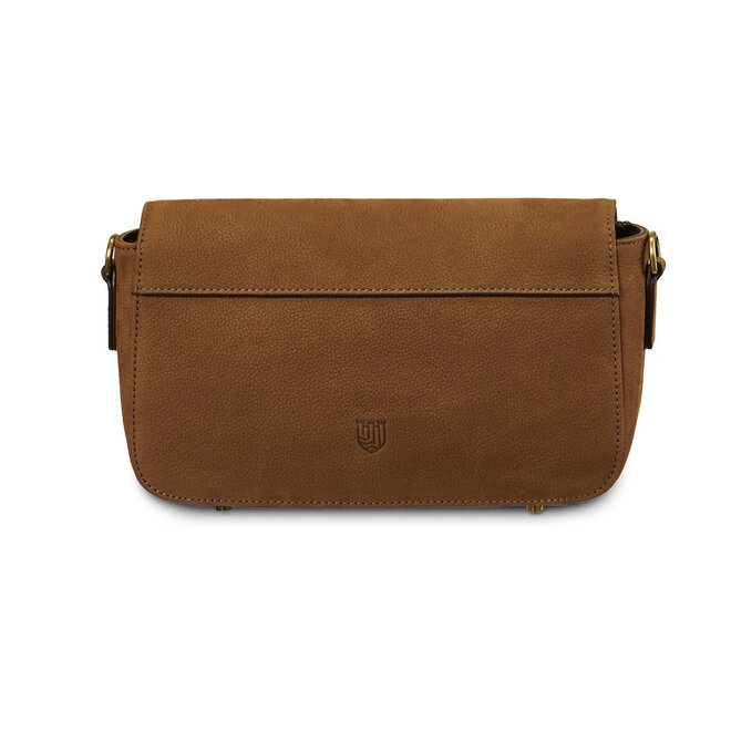 Harris Tweed Chestnut & Blue Tartan Caithness Clutch