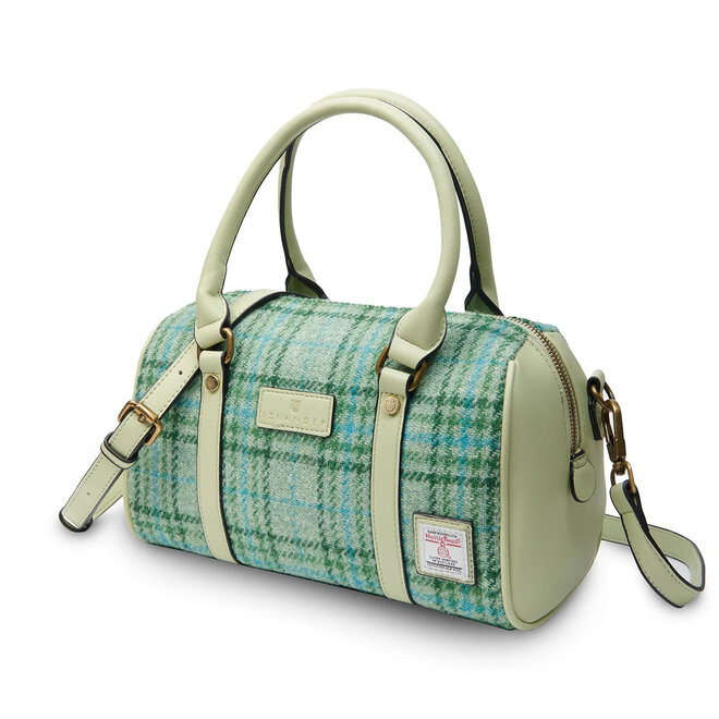 Harris Tweed Mint Check Medium Duffel