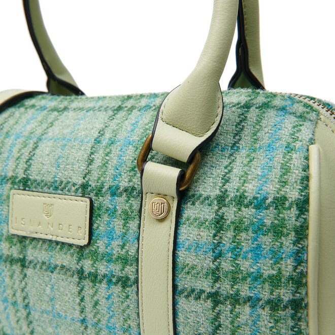 Harris Tweed Mint Check Medium Duffel