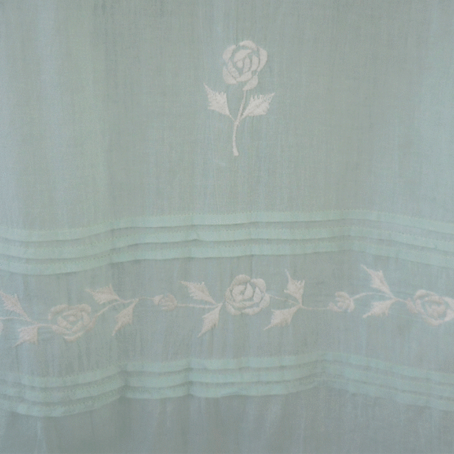 Margo Pale Green Capped Sleeve Nightgown