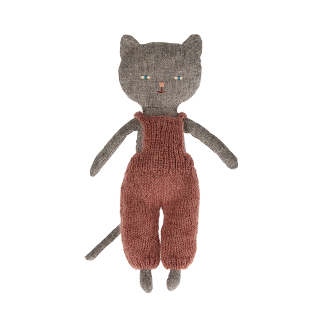 Chatons, Kitten in Overalls - Grey