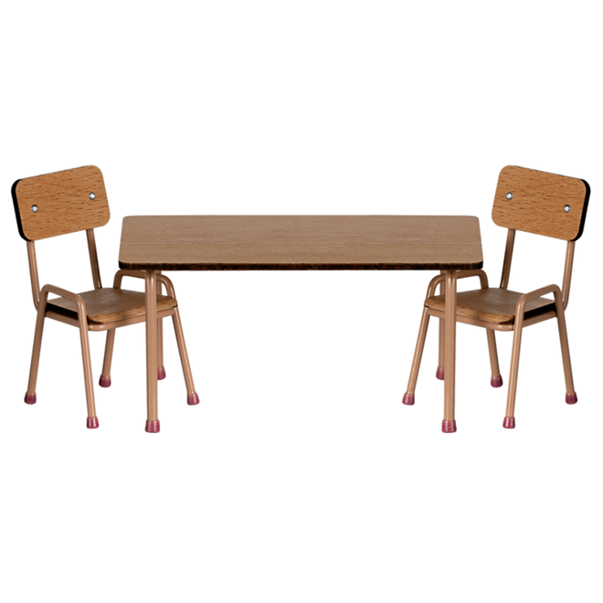 Table & Chair Set, Mouse - Dark Powder