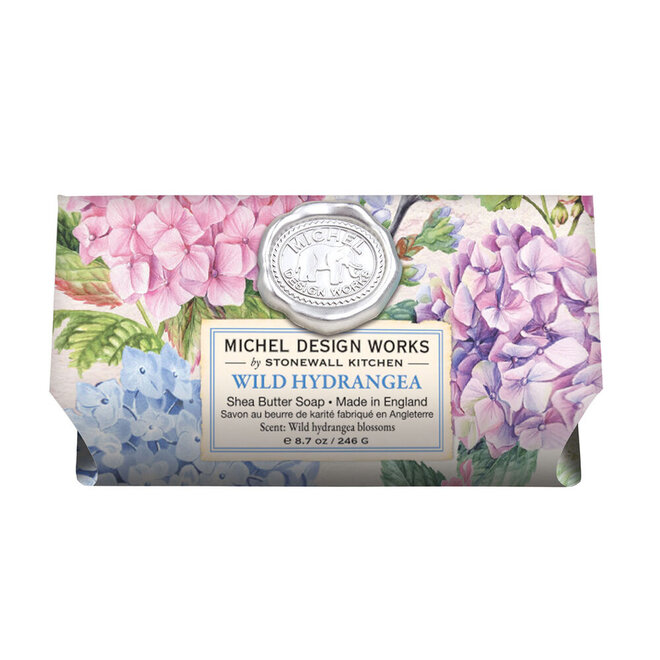 Michel Wild Hydrangea Large Bath Bar Soap