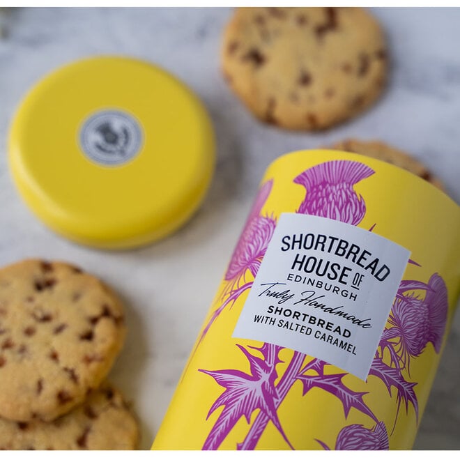 Shortbread House Salted Caramel Shortbread Tin 140g
