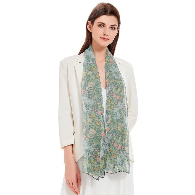 William Morris "Golden Lily" Sheer Scarf