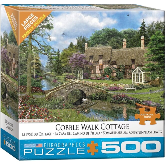 Cobble Walk Cottage 500 Piece Puzzle