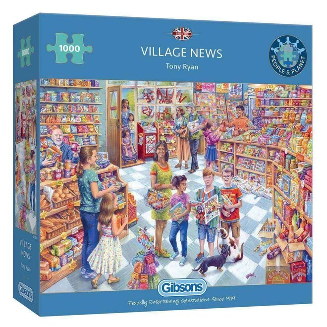 Village News 1000 Piece Puzzle