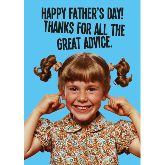 Father's Advice Father's Day Card
