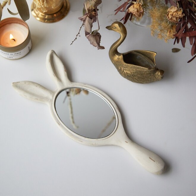 Rabbit Hand Mirror