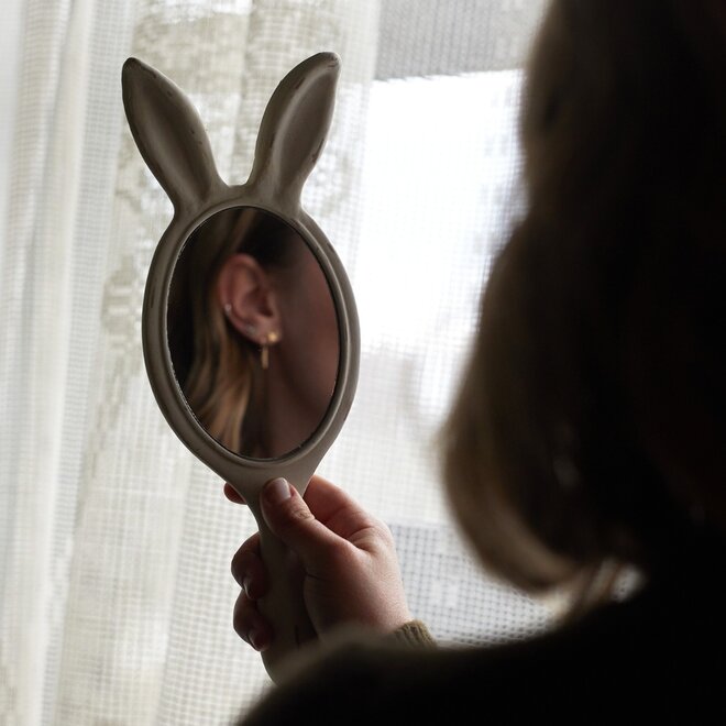 Rabbit Hand Mirror