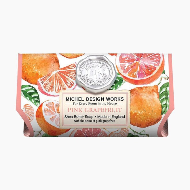 Michel Pink Grapefruit Large Bath Bar Soap