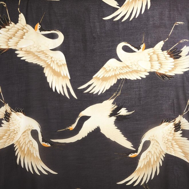 Heron Charcoal Scarf