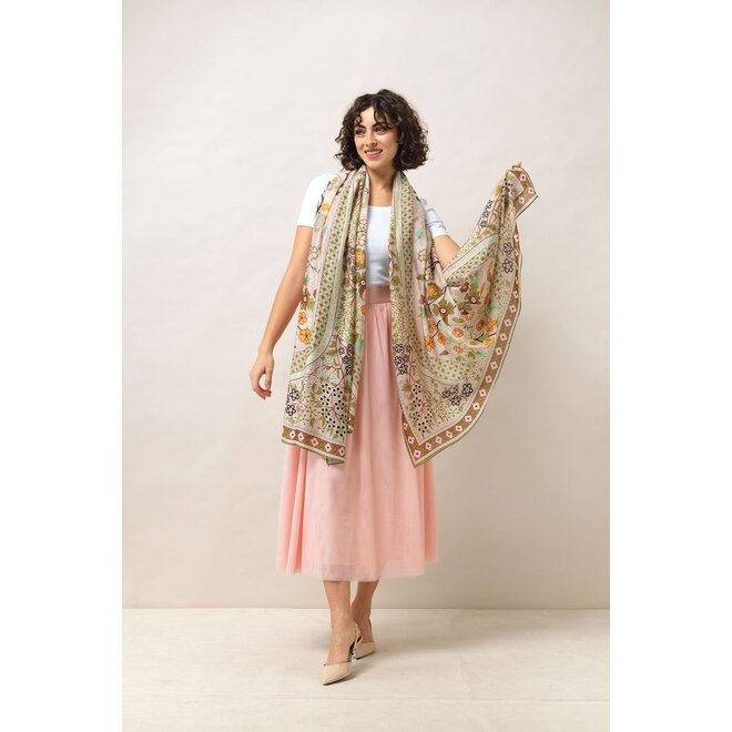 Floral Arch Scarf