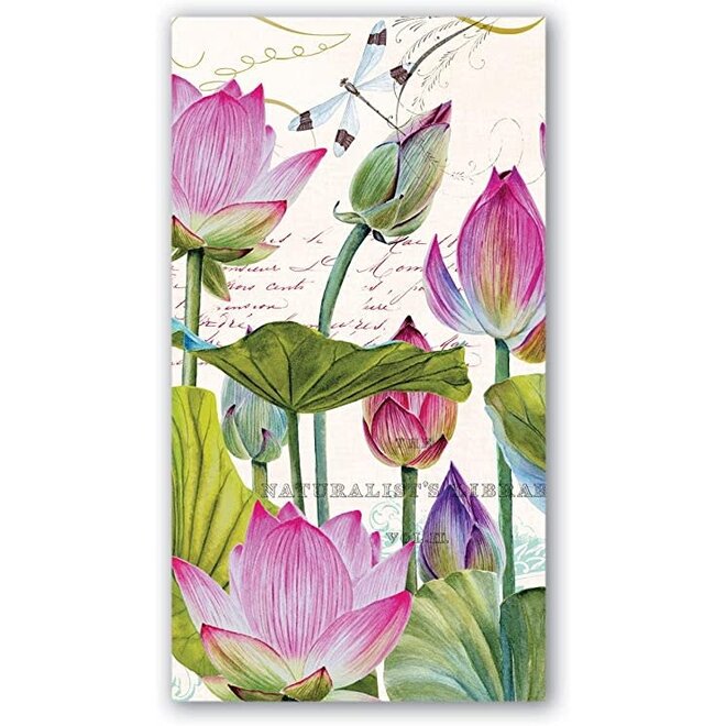 Water Lillies Paper Hostess Napkins