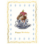 Teacup Hedgehog Birthday Card