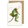 Violin Frog Birthday Card