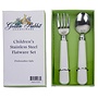 White Baby Flatware Set