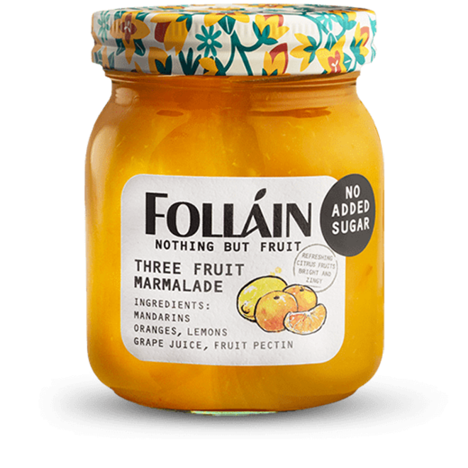 Folláin Nothing But Fruit Three Fruit Marmalade